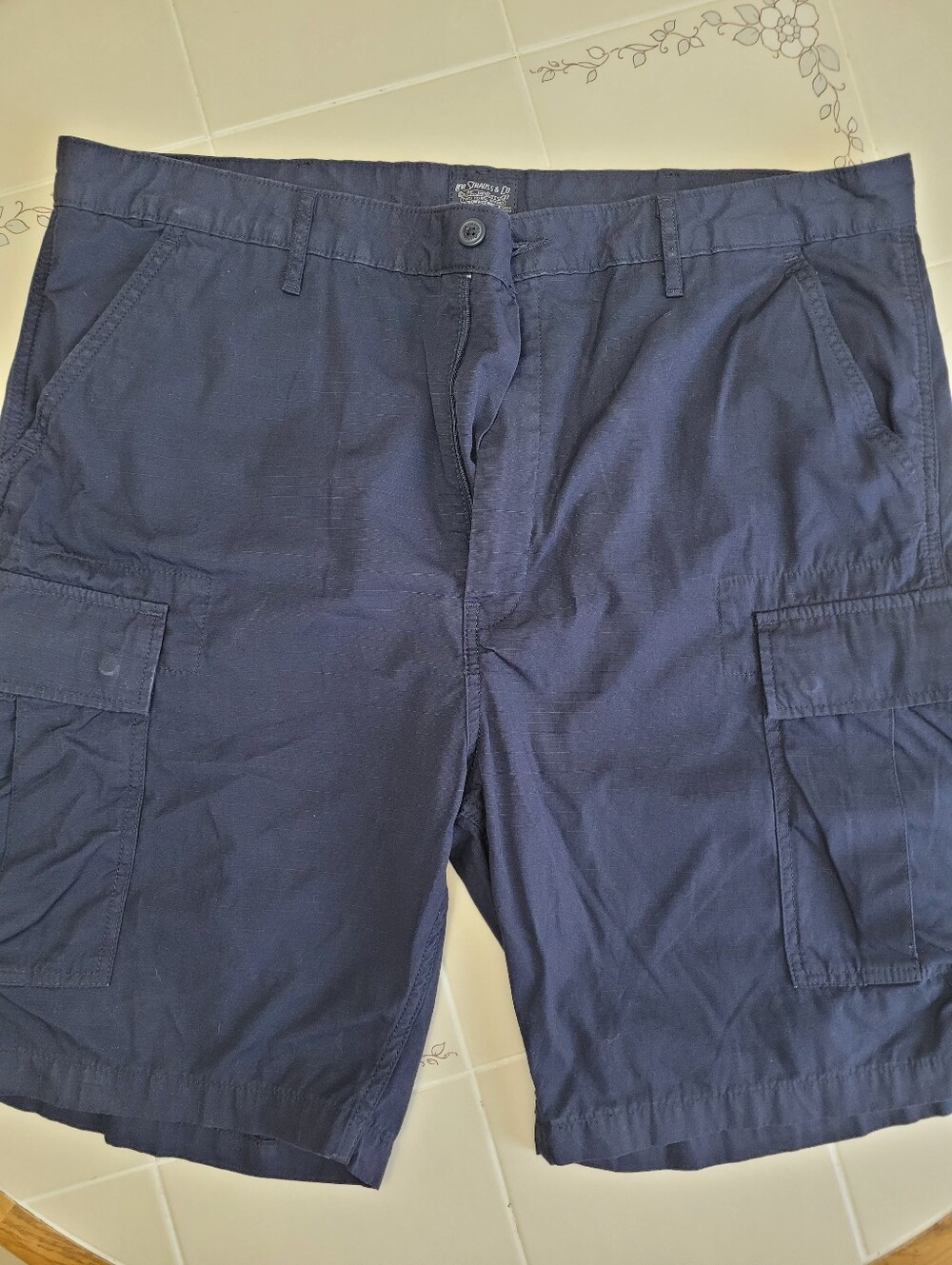 Mens Levi's Dark Blue Cargo Shorts